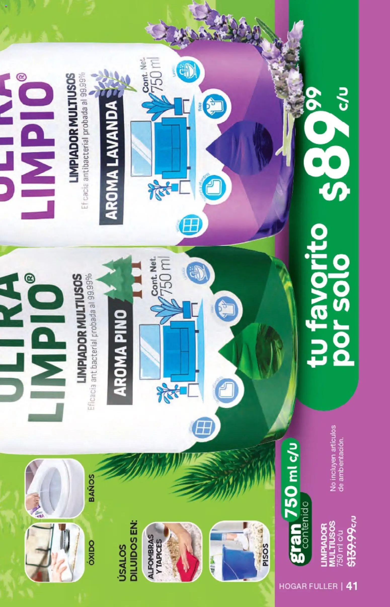 Nuevas ofertas de Fuller válidas en toda la República Mexicana desde el 04.02.2026. ¡Encuentra las mejores ofertas en Fuller campaña 22 2026! | Página: 43 | Productos: Limpiador, Ropa