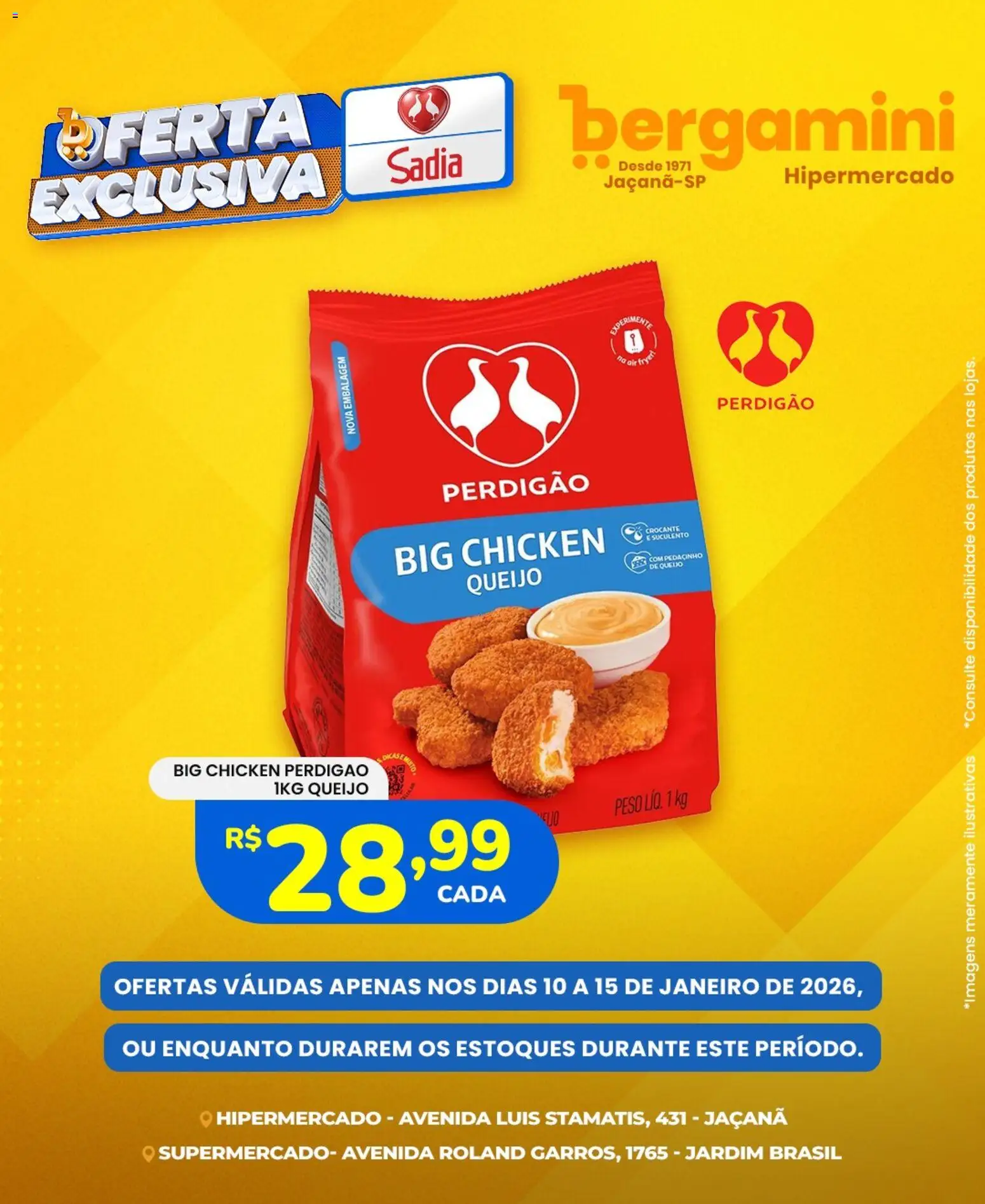 Supermercado Bergamini Folheto - válido de 10.01.2026 | Página: 6 | Produtos: Air fryer, Queijo