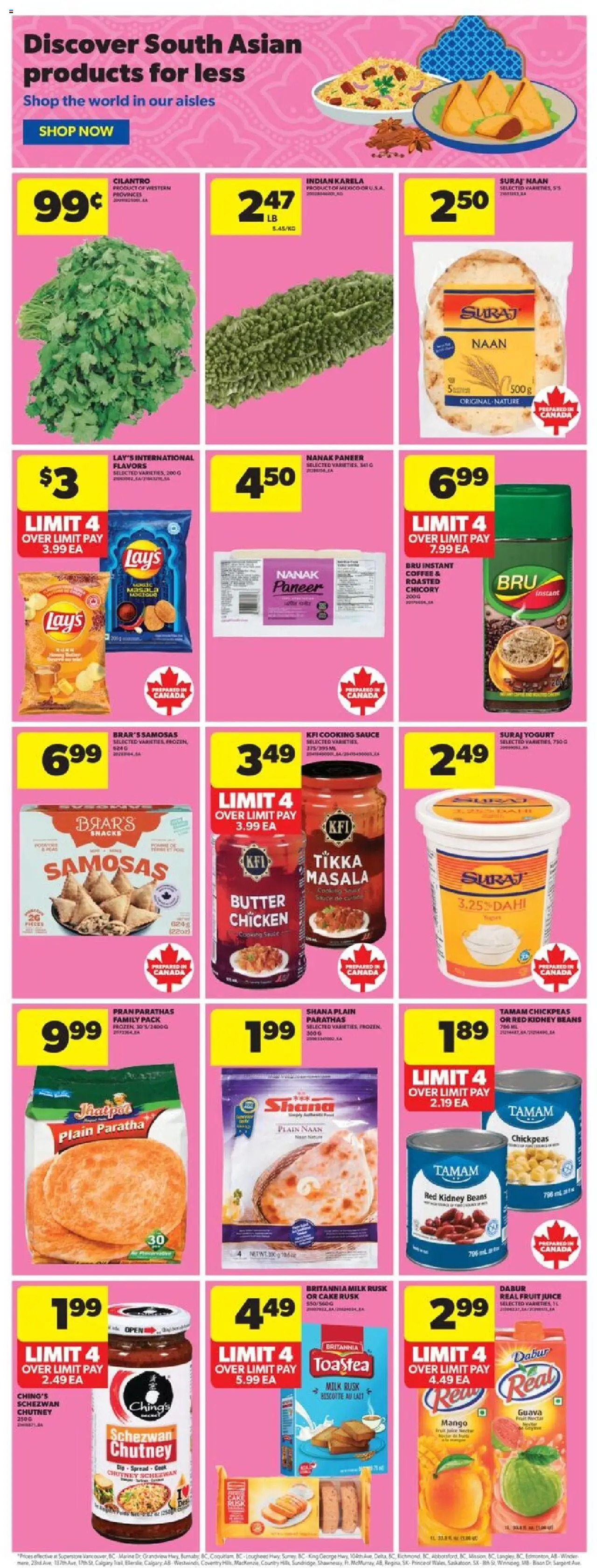 Real Canadian Superstore flyer valid from 25.09.2025 | Page: 31 | Products: Butter, Yogurt, Coffee, Chicken