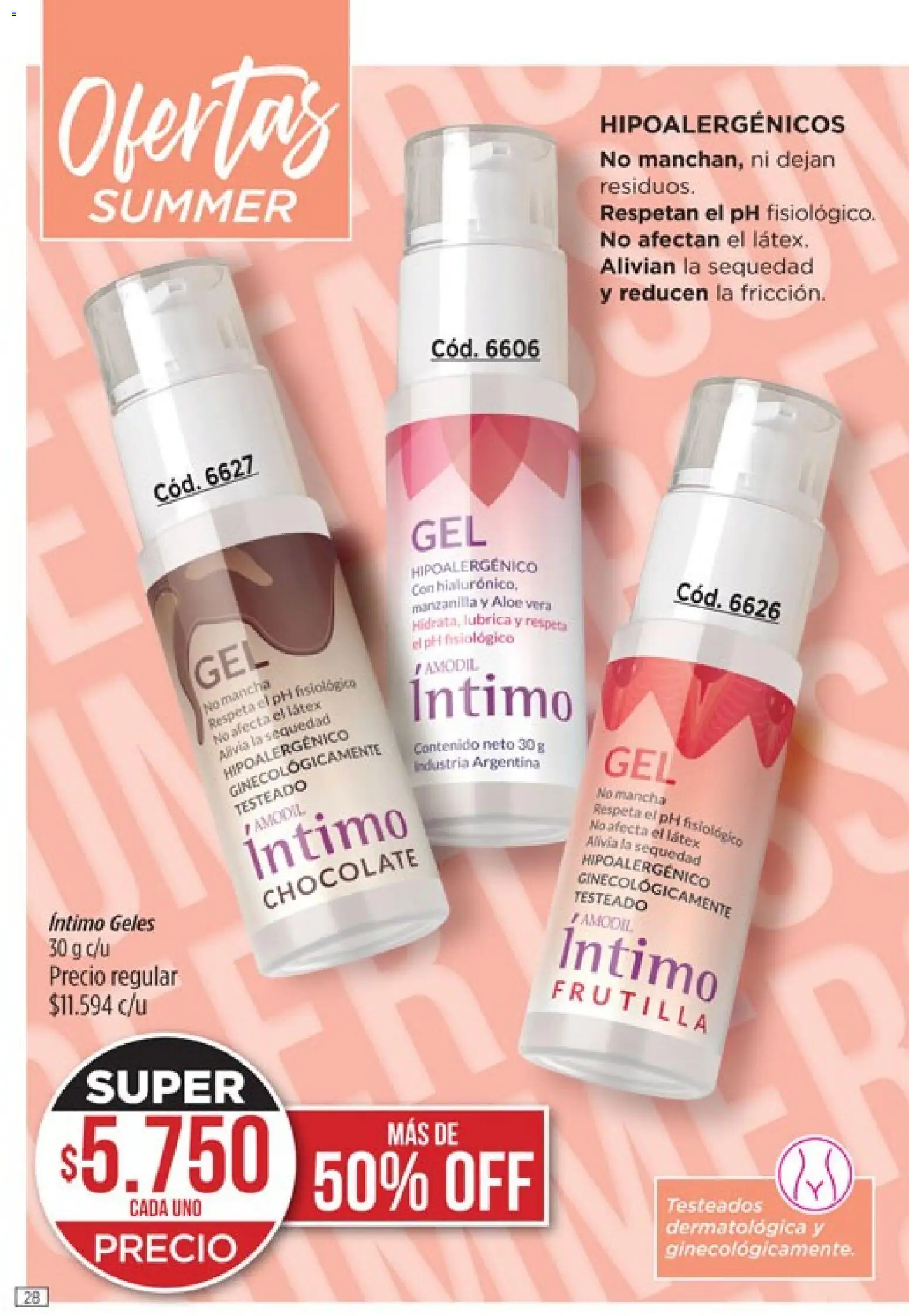 Catálogo Amodil Campaña 1/2026 │ válido desde el 01.01.2026 | Página: 28 | Productos: Frutilla, Chocolate