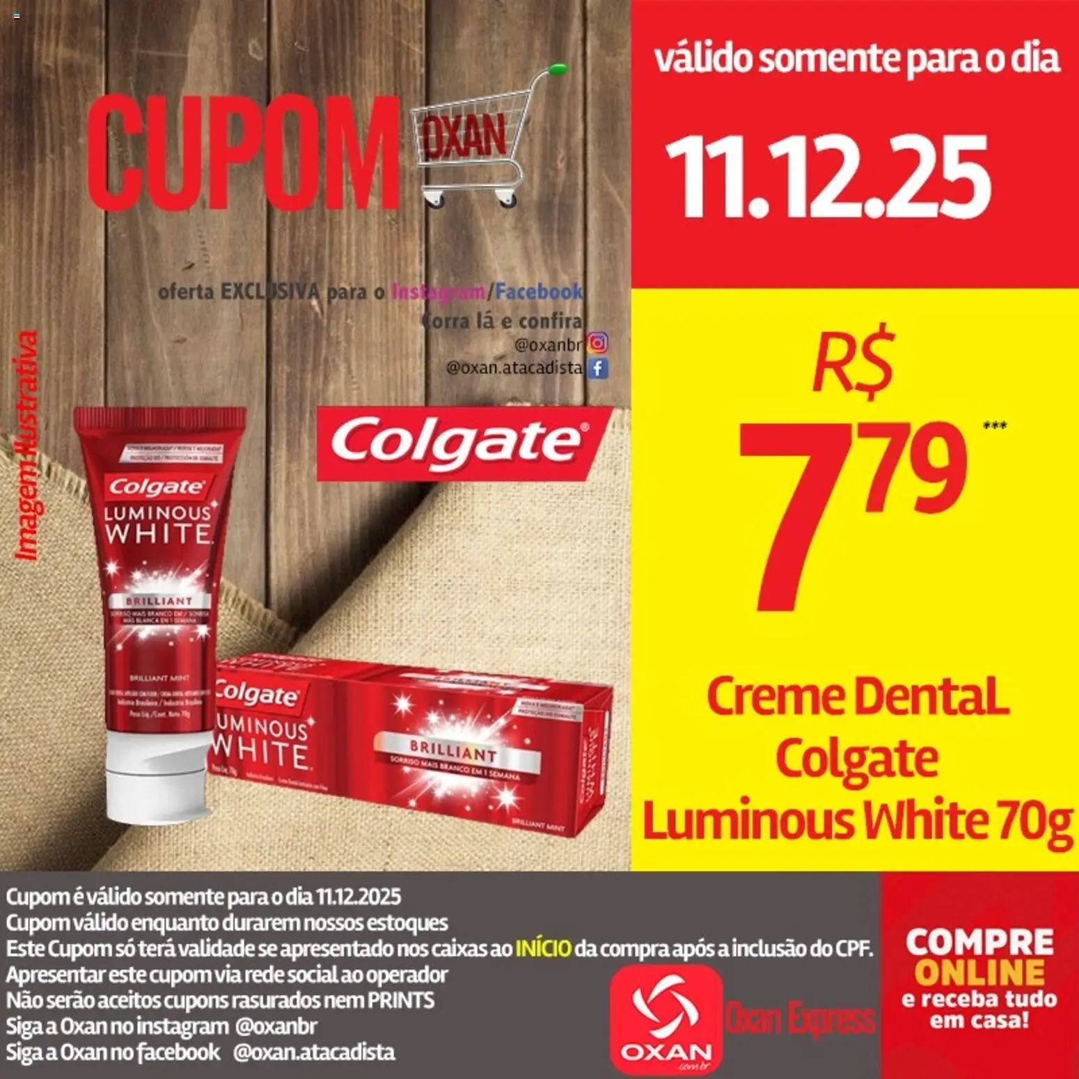Oxan Atacadista Folheto - válido de 11.12.2025 | Página: 14 | Produtos: Creme, Creme dental