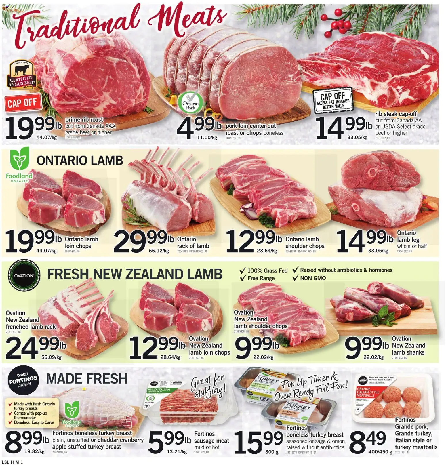 Loblaws flyer valid from 18.12.2025 | Page: 2 | Products: Cap, Turkey, Oven, Pork