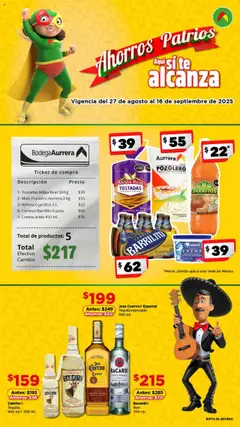 Vista previa de Bodega Aurrerá - Folleto - Todo para la Reunión Familiar, nuevo folleto de la tienda, válido en México a partir del 27.08.2025