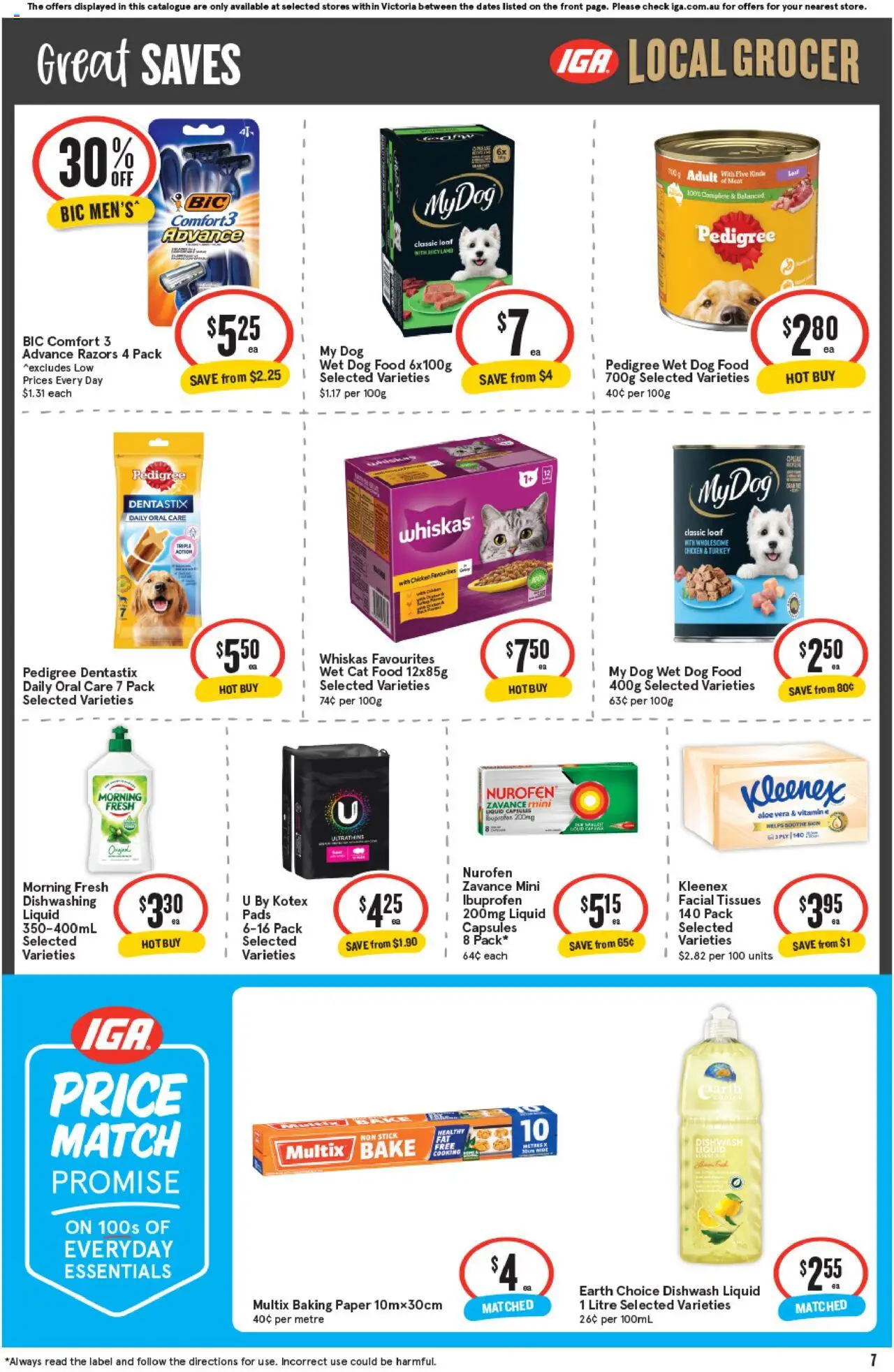 IGA catalogue - valid from 22.10.2025 | Page: 7 | Products: Milk, Coffee, Pasta, Moccona