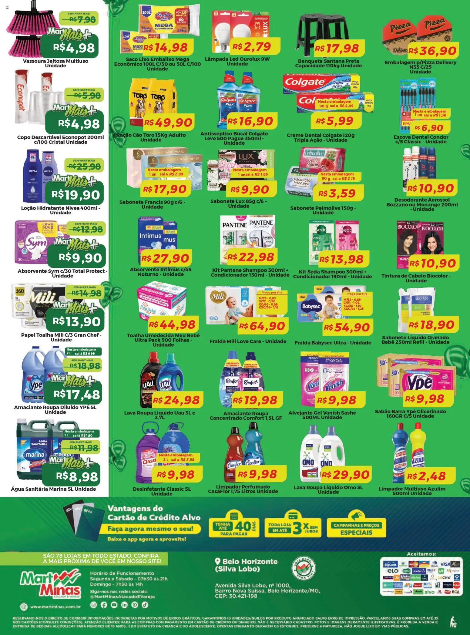 Mart Minas Folheto - válido de 23.04.2026 | Página: 4 | Produtos: Desodorante, Banqueta, Lâmpada led, Vanish