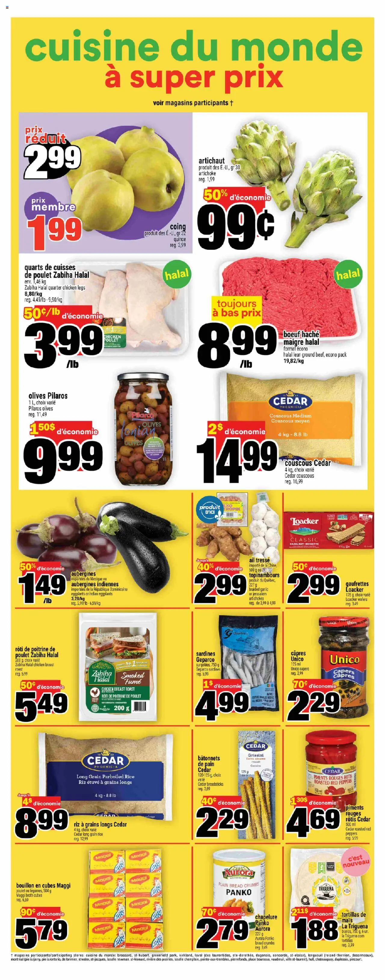 Super C flyer valid from 23.10.2025 | Page: 9 | Products: Rice, Bread, Chicken