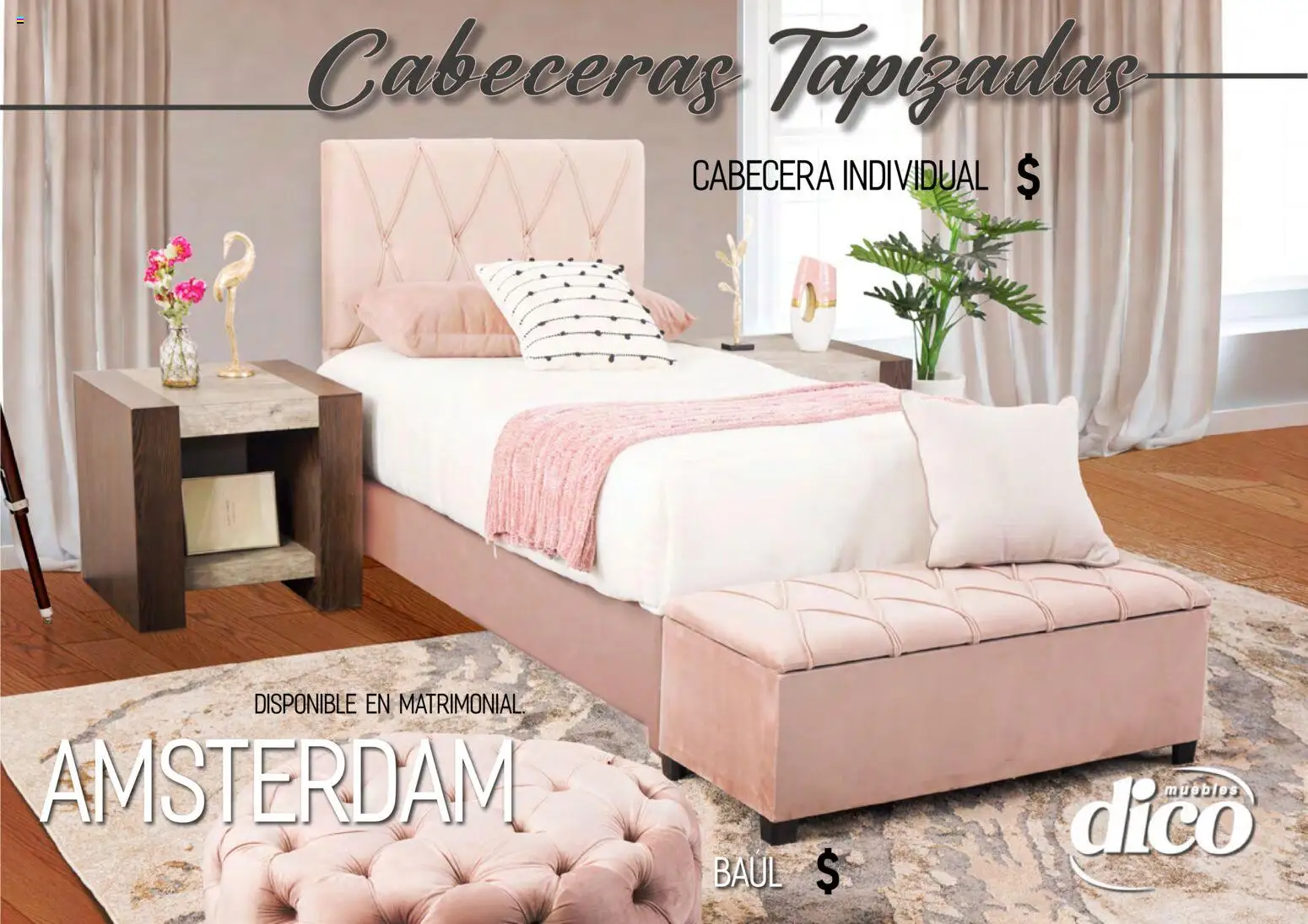 Nuevas ofertas de Muebles Dico válidas en toda la República Mexicana desde el 01.04.2026. ¡Encuentra las mejores ofertas en Muebles Dico catálogo Camas tapizadas ! | Página: 14