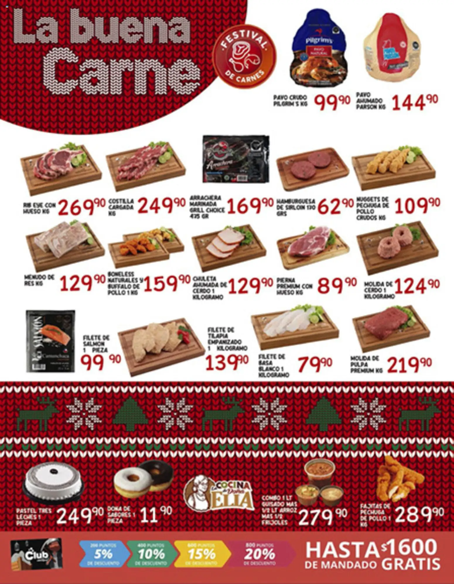 Nuevas ofertas de Alsuper válidas en toda la República Mexicana desde el 05.12.2025. ¡Encuentra las mejores ofertas en Alsuper folleto Zacatecas! | Página: 2 | Productos: Pollo, Pastel, Cerdo, Res