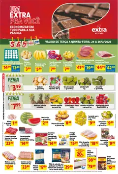 Extra ofertas de Mercado Terça e Quinta - Pré-Visualização do folheto da loja Extra, válido de 24.03.2026