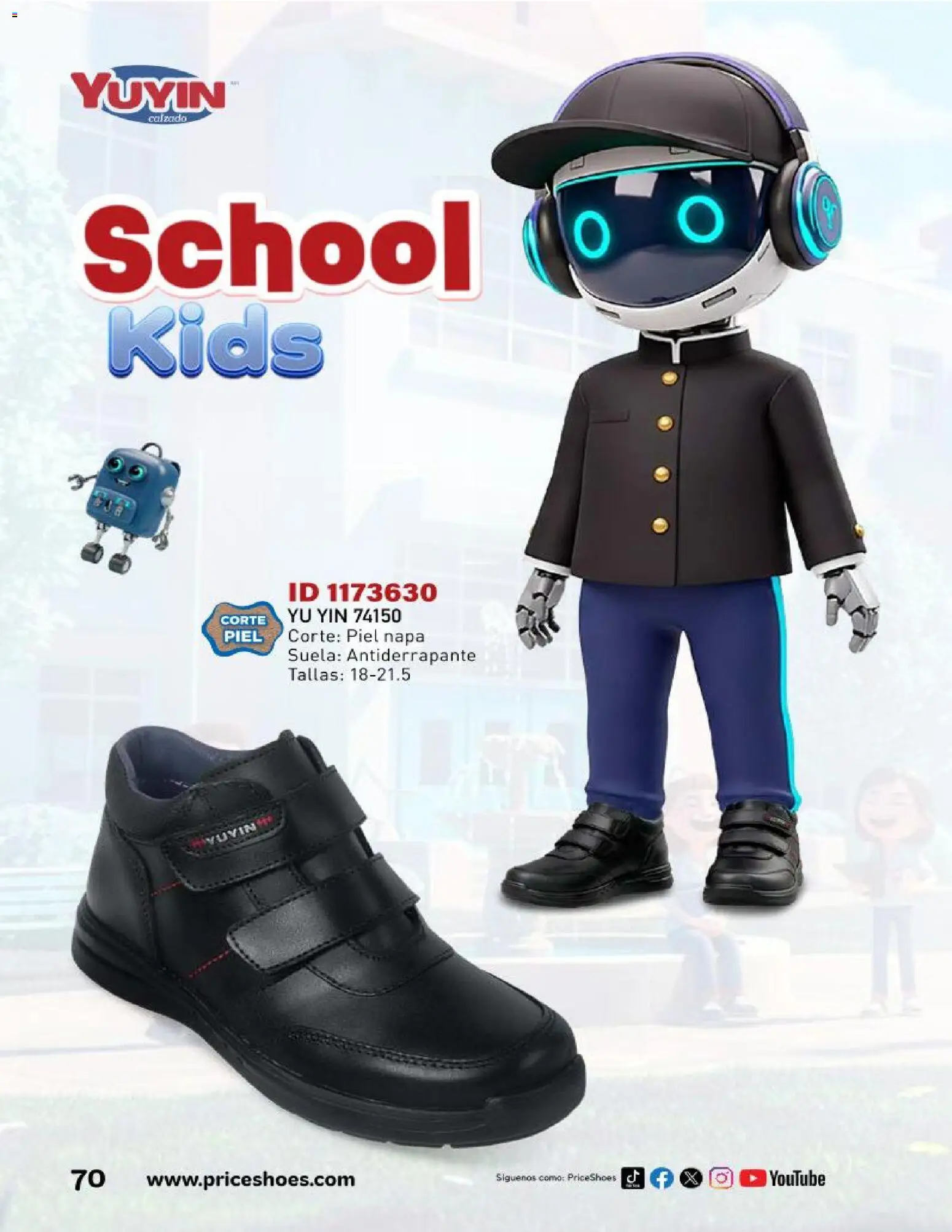 Nuevas ofertas de Price Shoes válidas en toda la República Mexicana desde el 01.09.2025. ¡Encuentra las mejores ofertas en Price Shoes catálogo Escolar! | Página: 70