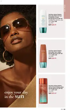 Preview of Avon Brochure Campaign from shop Avon valid from 12.03.2026 | Page: 59 | Products: Cream, Sunscreen, Body lotion