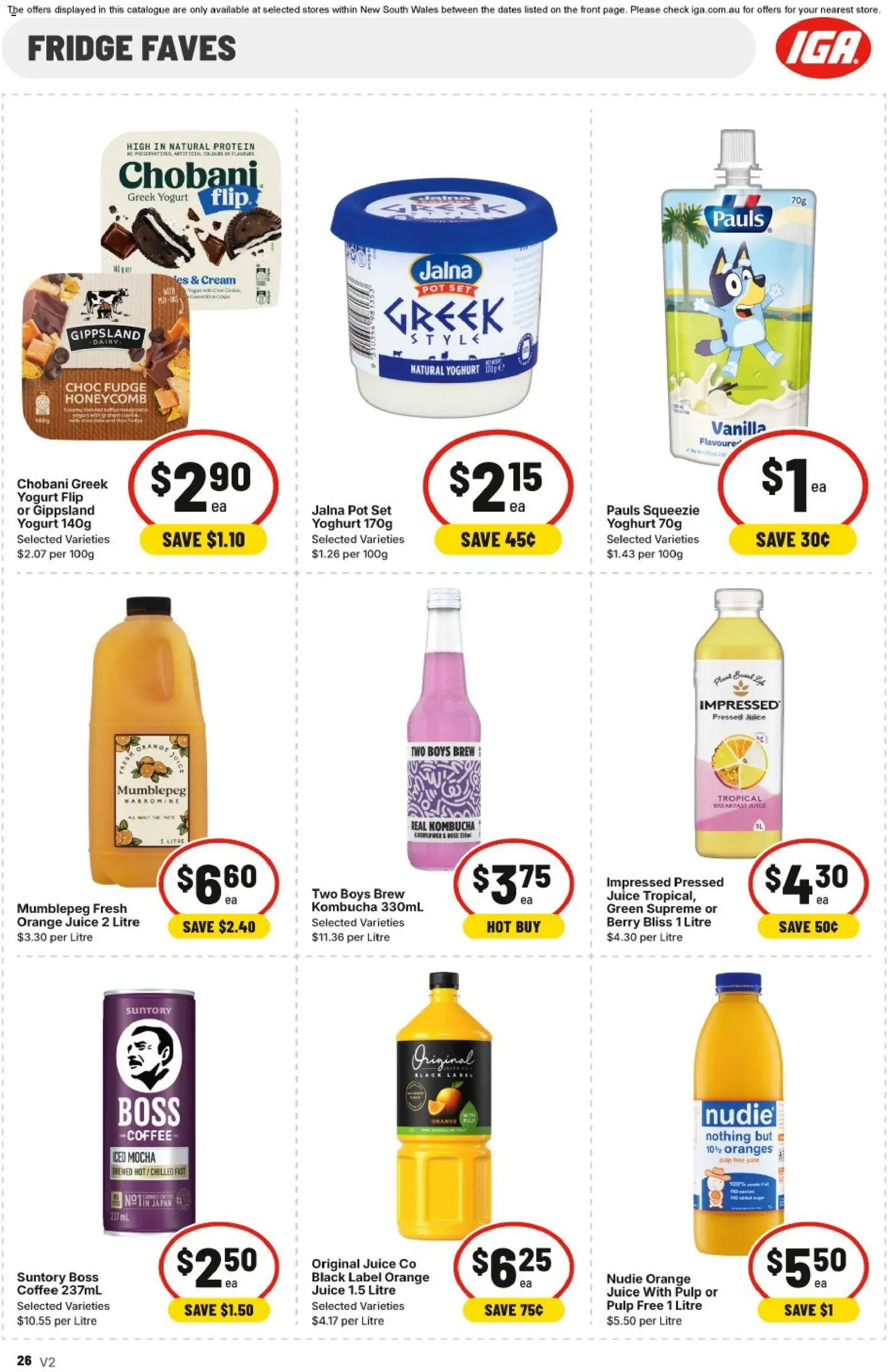 IGA catalogue - valid from 07.01.2026 | Page: 29 | Products: Pot, Coffee, Juice, Oranges