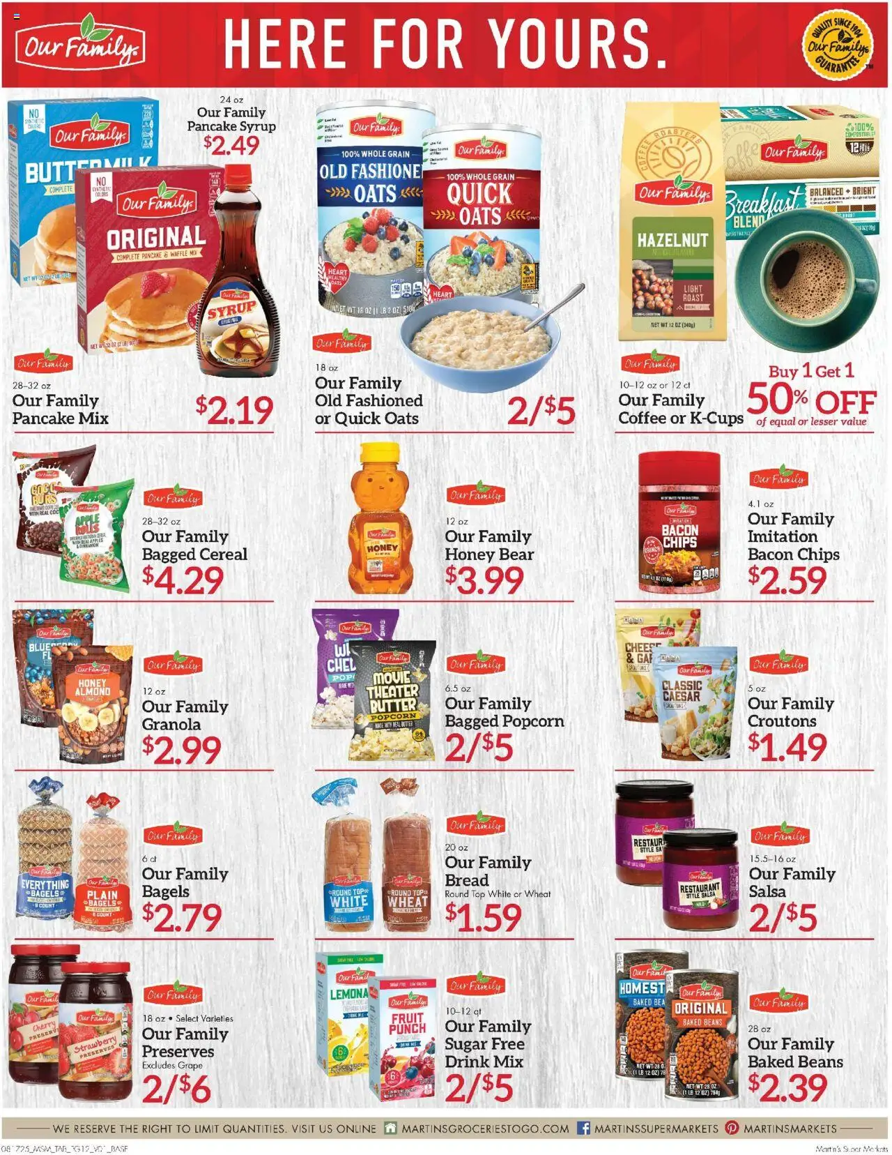 Martin’s Weekly Ad - valid from 17.08.2025 | Page: 12 | Products: Butter, Cheese, Coffee, Sugar