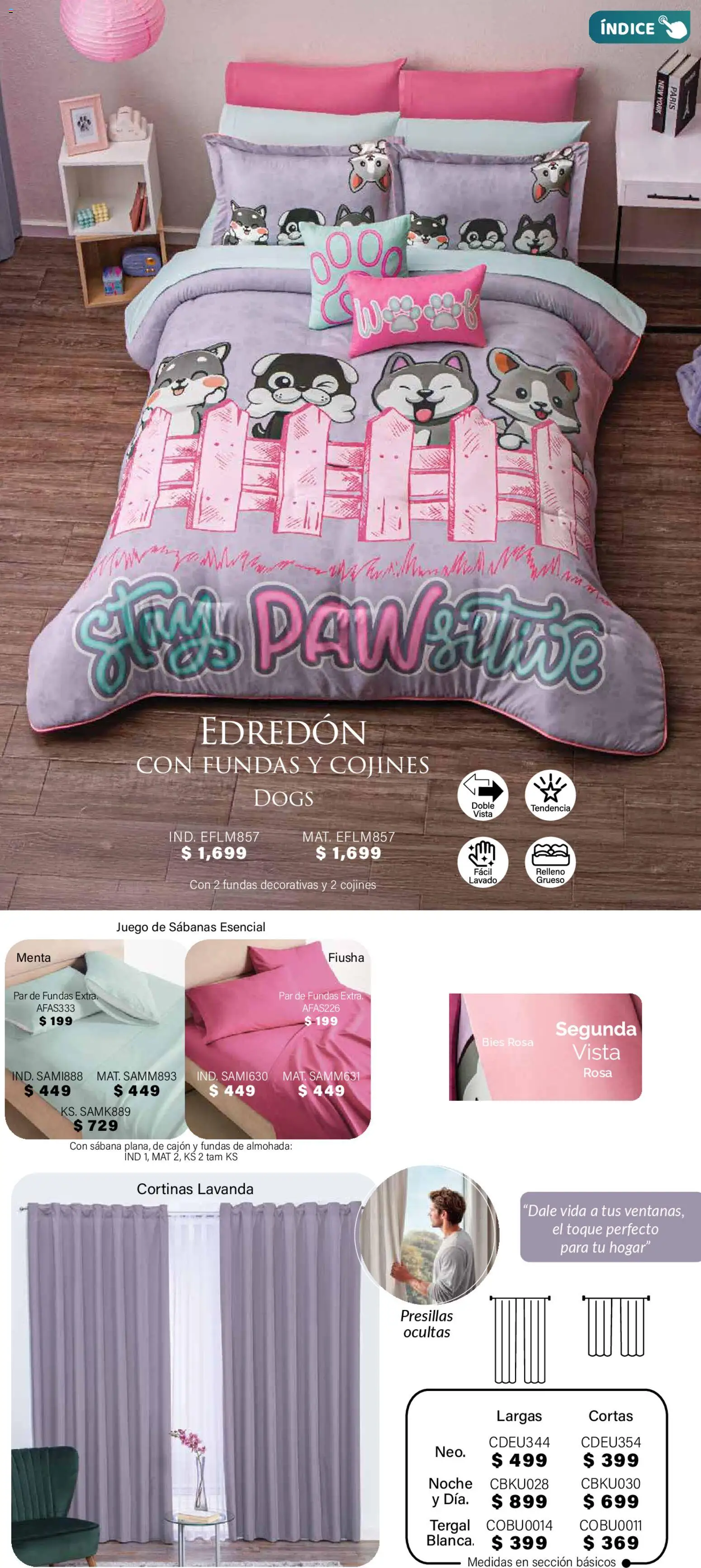 Nuevas ofertas de Colchas Concord válidas en toda la República Mexicana desde el 01.11.2025. ¡Encuentra las mejores ofertas en Colchas Concord Buen Fin! | Página: 106 | Productos: Juego, Almohada, Sabanas, Cortinas