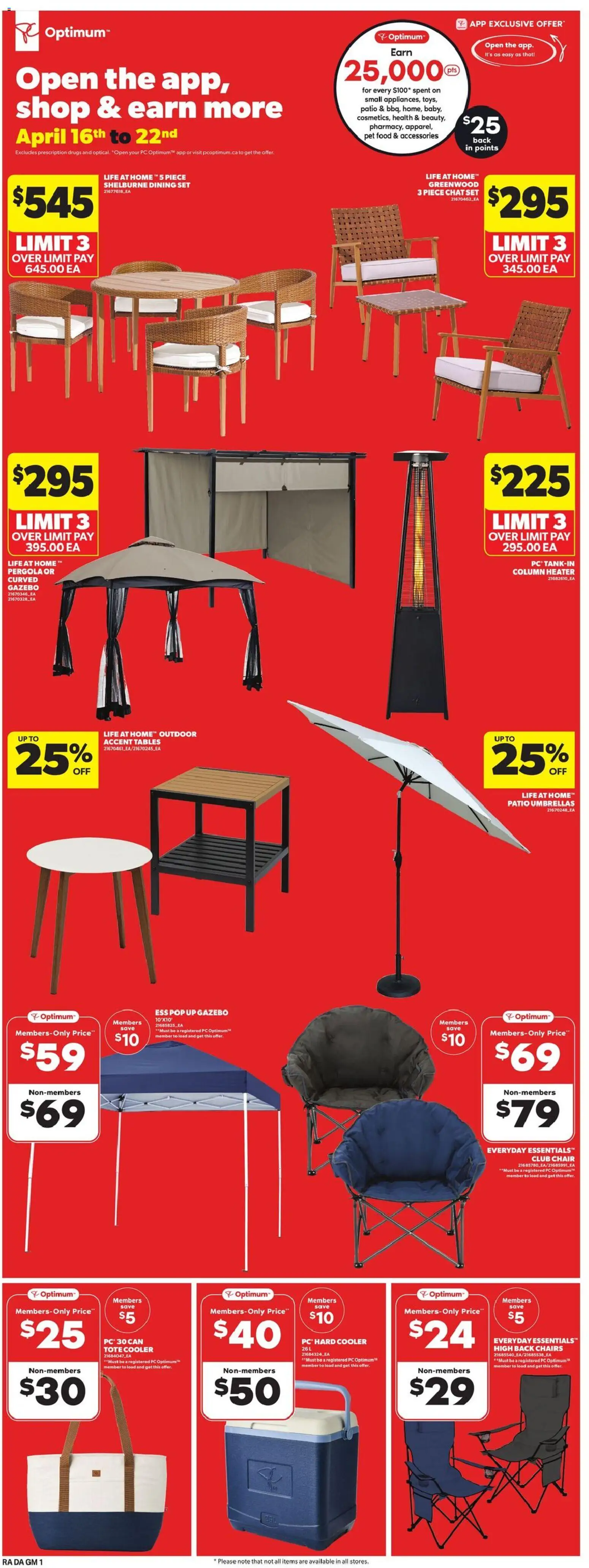 Atlantic Superstore flyer valid from 16.04.2026 | Page: 21 | Products: PC, Chair
