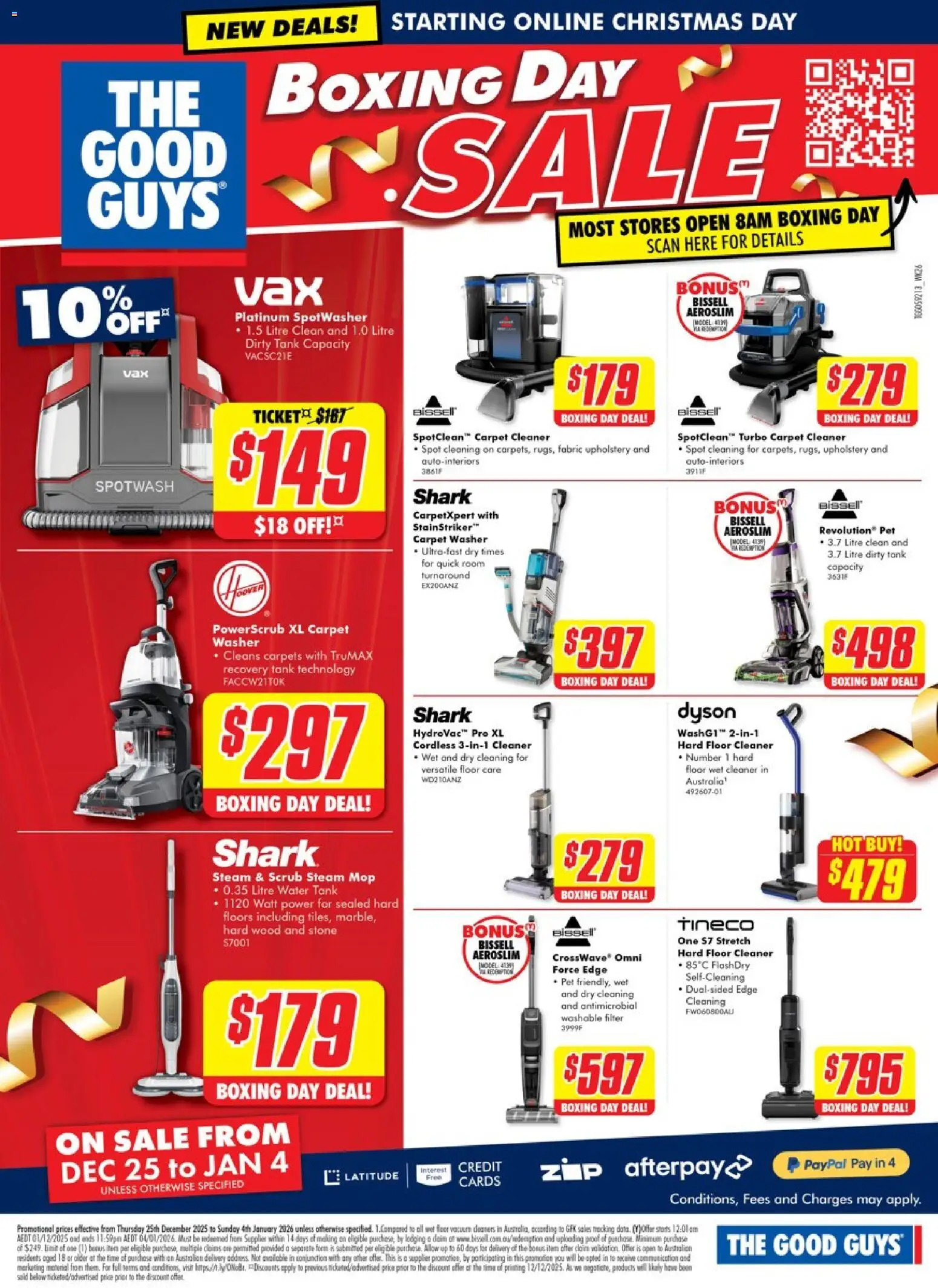 The Good Guys catalogue - valid from 24.12.2025 | Page: 14 | Products: Carpet, Scrub, Wood, Water