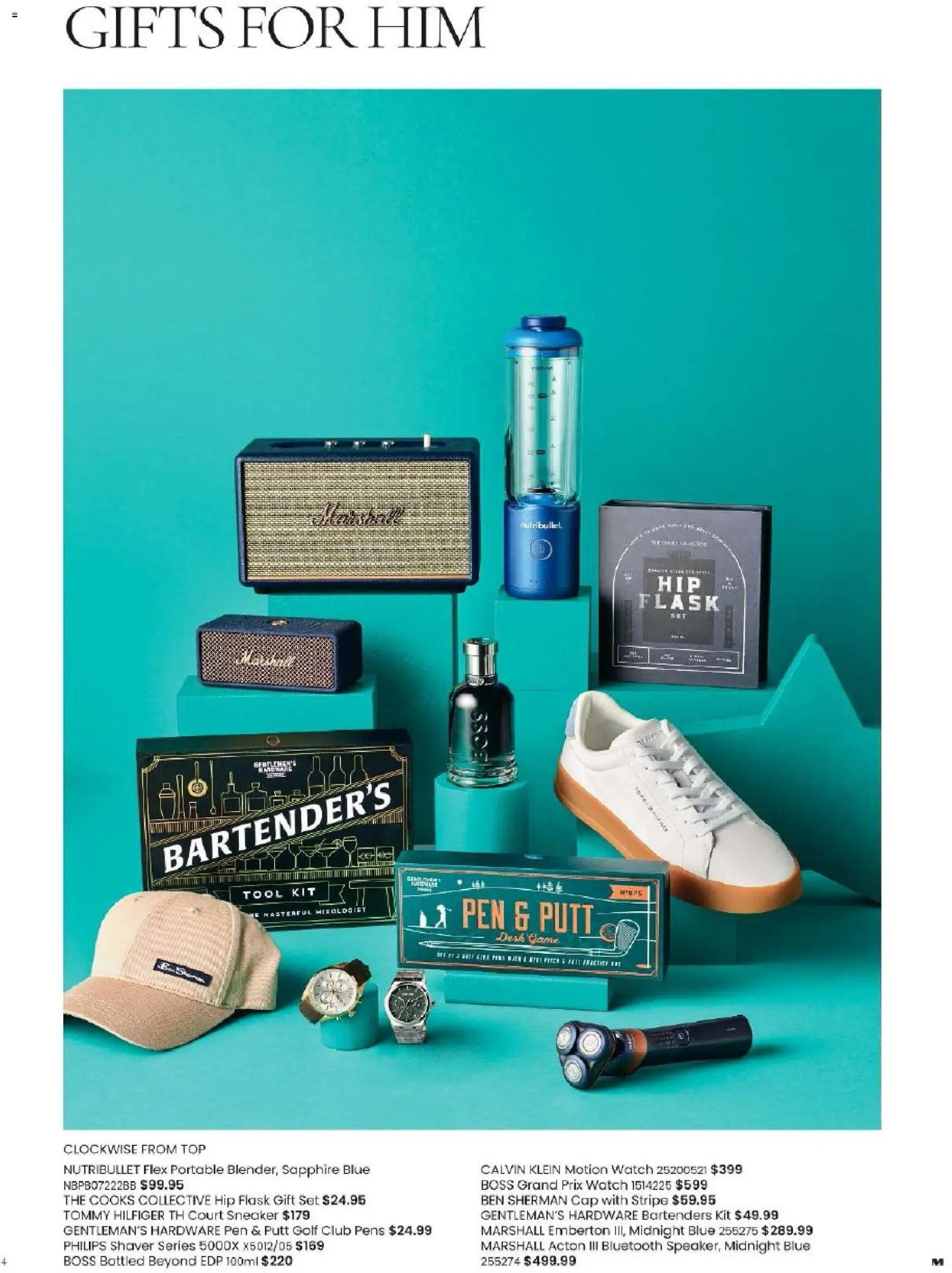 Myer catalogue - valid from 04.12.2025 | Page: 4 | Products: Cap, Watch, Portable