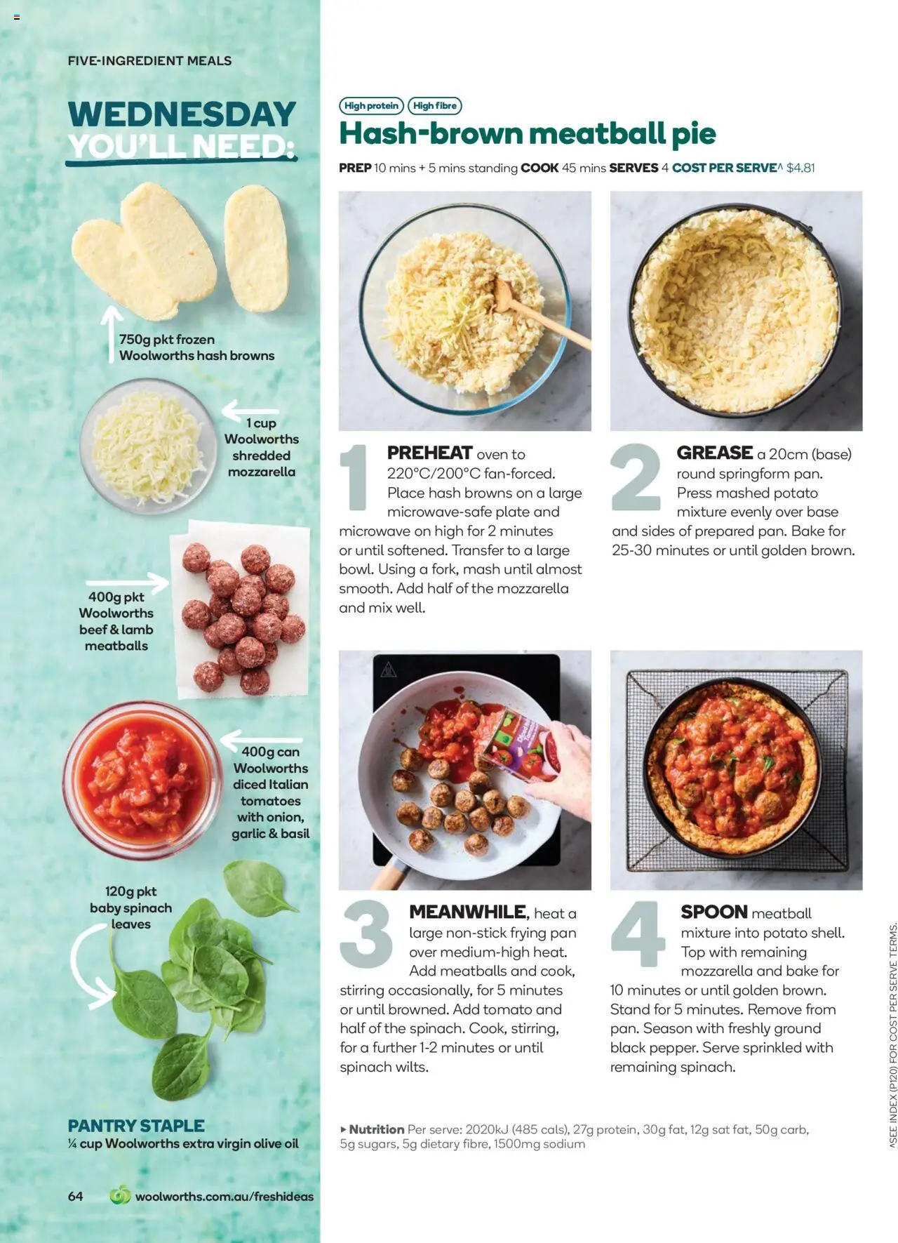 Woolworths catalogue - valid from 01.10.2025 | Page: 64 | Products: Lamb, Tomatoes, Beef, Microwave