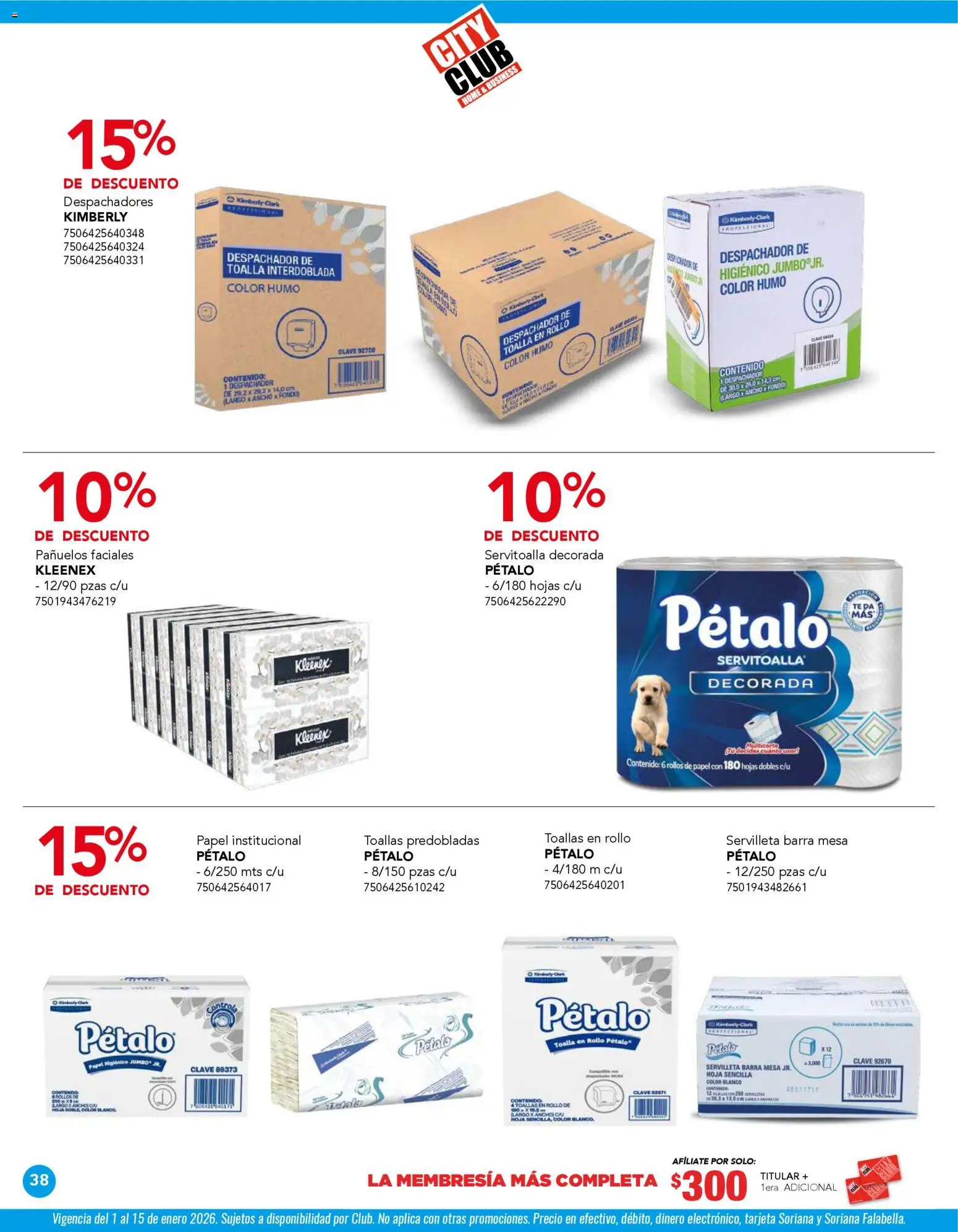 Nuevas ofertas de City Club válidas en toda la República Mexicana desde el 01.01.2026. ¡Encuentra las mejores ofertas en City Club catálogo! | Página: 38