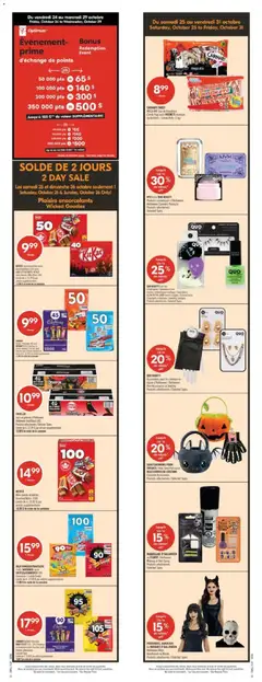 Preview of Pharmaprix weekly flyer / circulaire from shop Pharmaprix valid from 25.10.2025