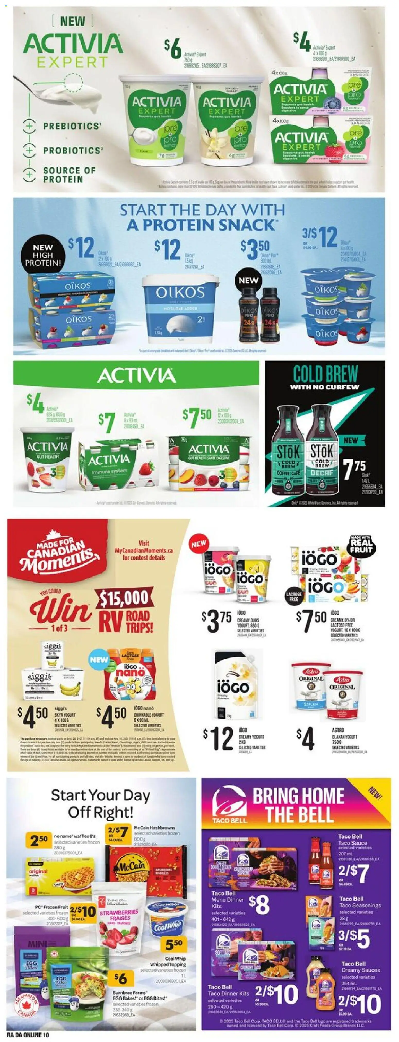 Atlantic Superstore flyer valid from 23.10.2025 | Page: 21 | Products: PC, Bed, Yogurt, Coffee