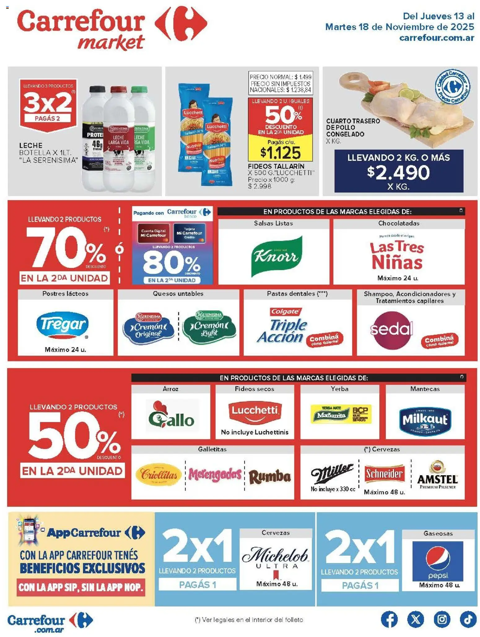 Carrefour ofertas │ válido desde el 13.11.2025 | Página: 26 | Productos: Mate, Banco, Leche, Arroz