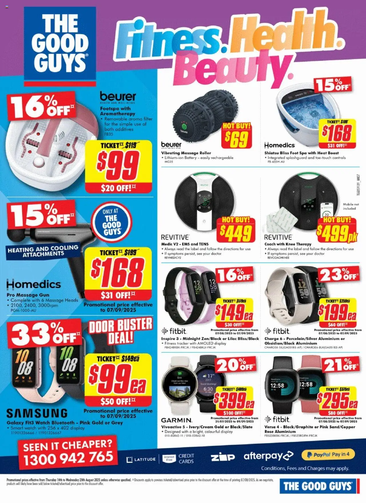 The Good Guys catalogue - valid from 13.08.2025 | Page: 12 | Products: Door, Bath, Watch, Mobile