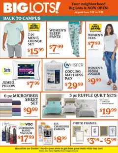 Preview of Big Lots weekly ads valid from 17.07.2025