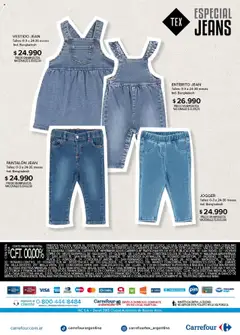 Carrefour - Especial Jeans │ válido desde el 12.09.2025 | Página: 10 | Productos: Teléfono, Vestido, Banco, Rosario