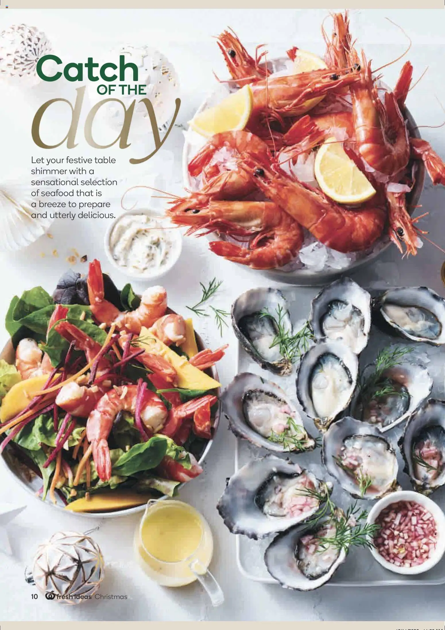Woolworths catalogue - valid from 26.11.2025 | Page: 10 | Products: Table, Seafood