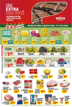 Extra ofertas de Mercado Terça e Quinta - Pré-Visualização do folheto da loja Extra, válido de 17.03.2026