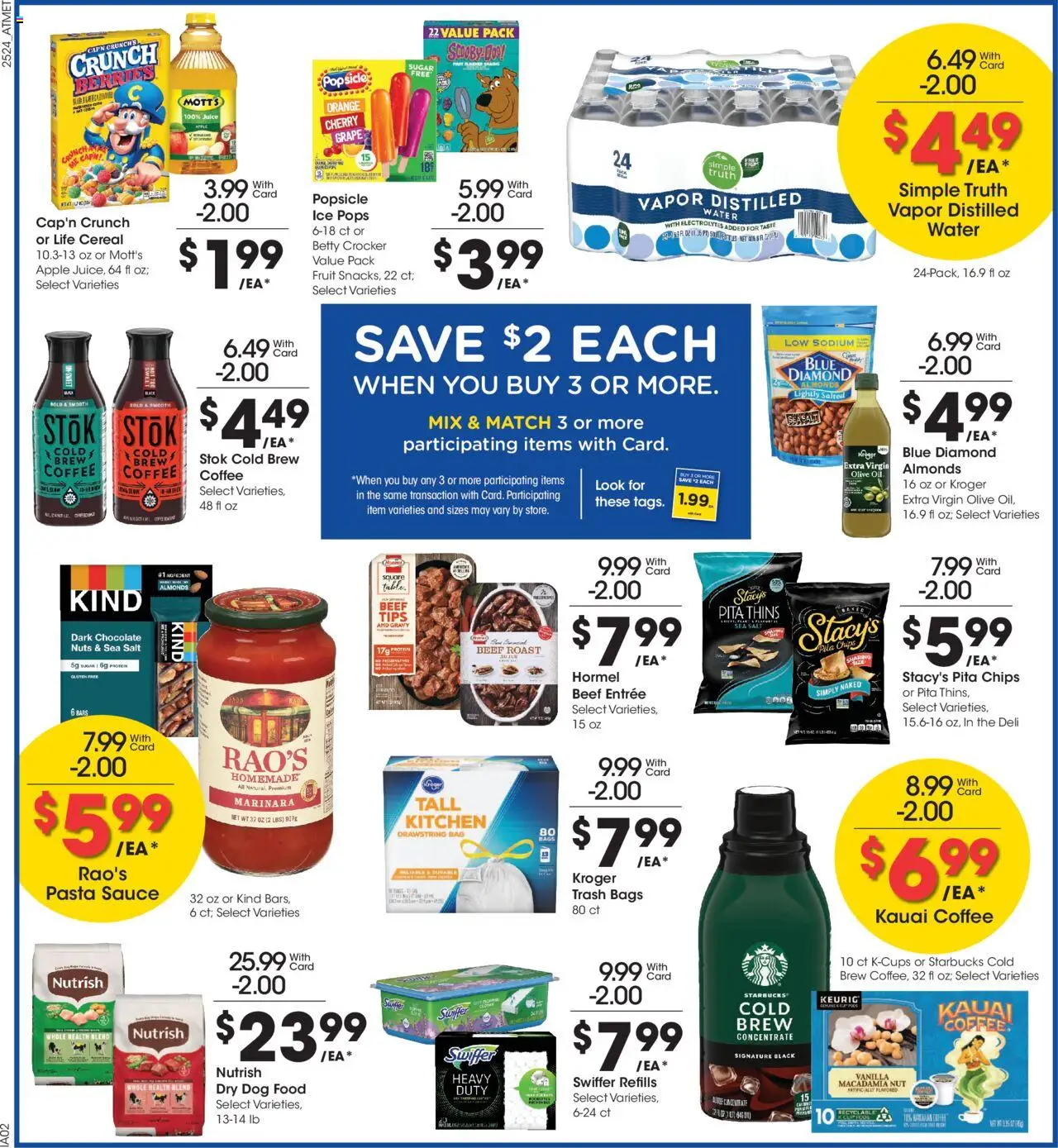 Kroger Weekly Ad - valid from 16.07.2025 | Page: 5 | Products: Coffee, Beef, Chips, Salt