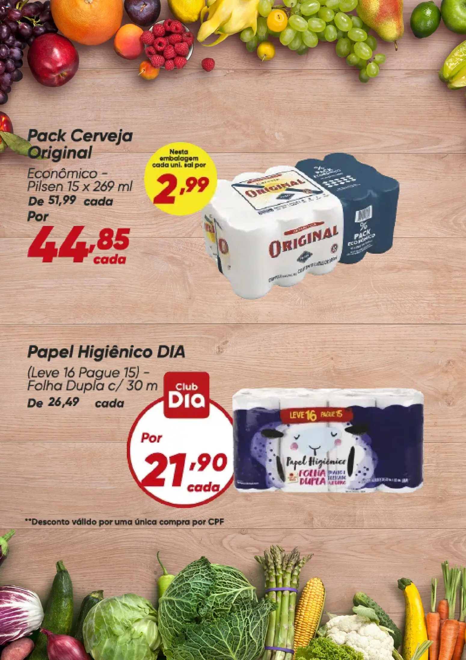 Dia Folheto - válido de 12.01.2026 | Página: 3 | Produtos: Cerveja, Papel higiênico
