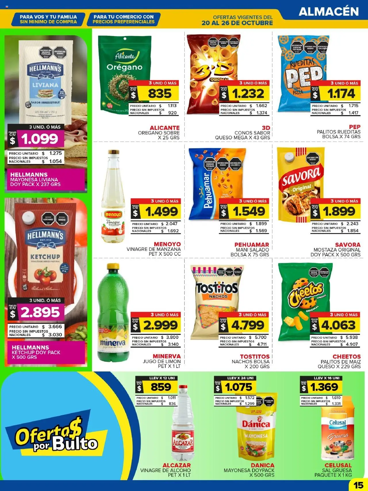 Carrefour Maxi catálogo - Jujuy │ válido desde el 20.10.2025 | Página: 15 | Productos: Sobre, Mayonesa, Sal, Tomates