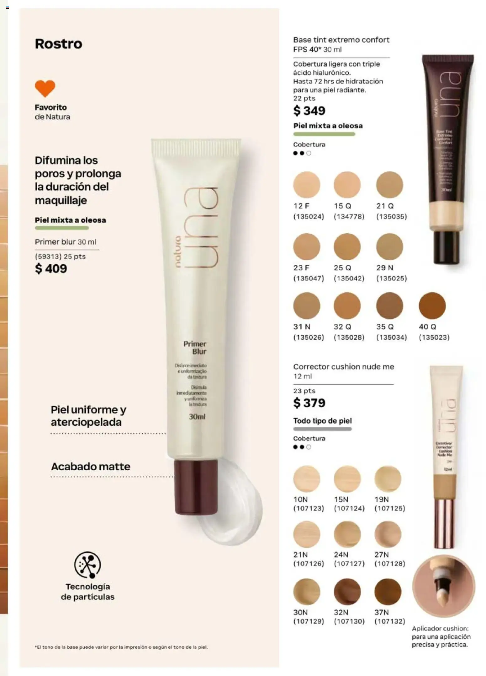 Nuevas ofertas de Natura válidas en toda la República Mexicana desde el 08.05.2026. ¡Encuentra las mejores ofertas en Natura campaña 8 2026! | Página: 69 | Productos: Maquillaje, Corrector