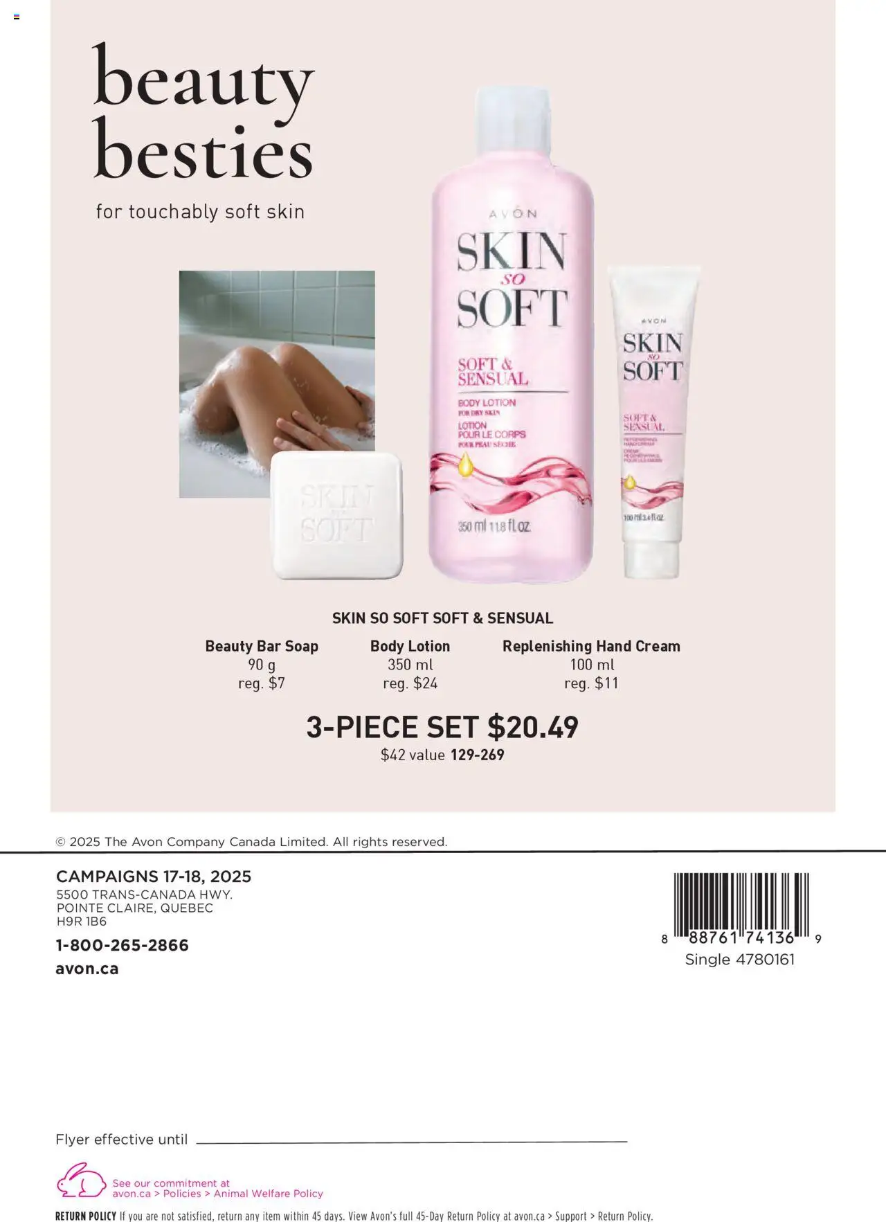 Avon flyer valid from 14.08.2025 | Page: 24 | Products: Cream, Body lotion, Hand cream, Soap