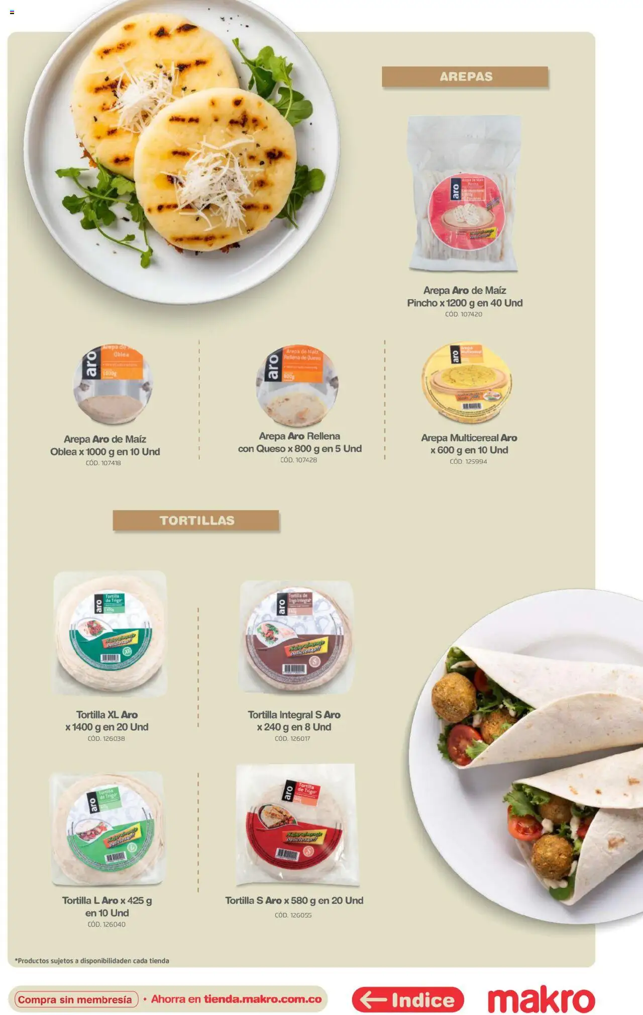Makro revista - valida desde el 16.04.2025 | Página: 25 | Productos: Arepa, Maiz, Queso