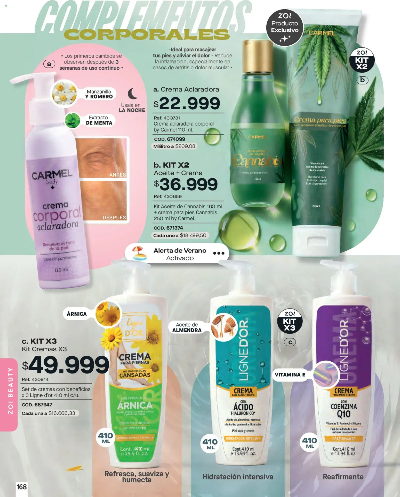 Pacifika revista - valida desde el 01.01.2026 | Página: 168 | Productos: Crema, Body, Semillas, Aceite