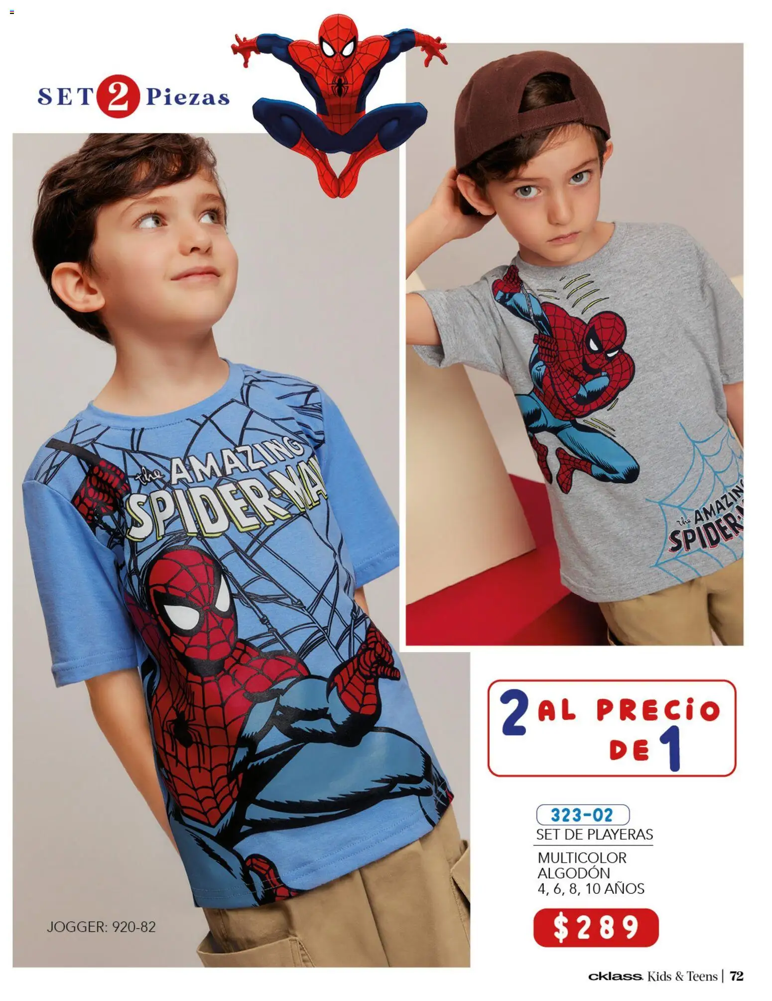 Nuevas ofertas de Cklass válidas en toda la República Mexicana desde el 02.01.2026. ¡Encuentra las mejores ofertas en Cklass catálogo Kids Niña! | Página: 194 | Productos: Algodón