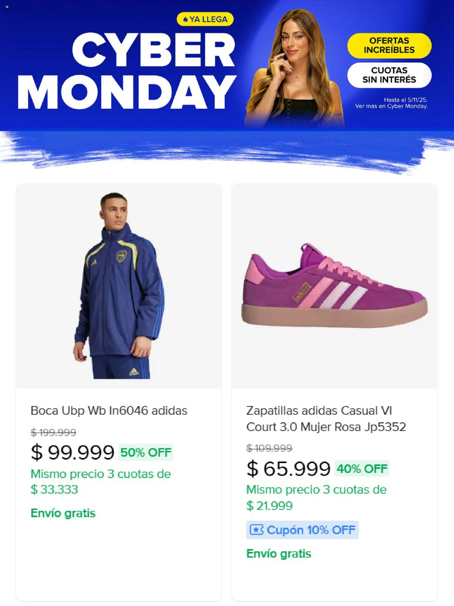 Mercado Libre catálogo - Cyber monday  │ válido desde el 27.10.2025 | Página: 10 | Productos: Zapatillas