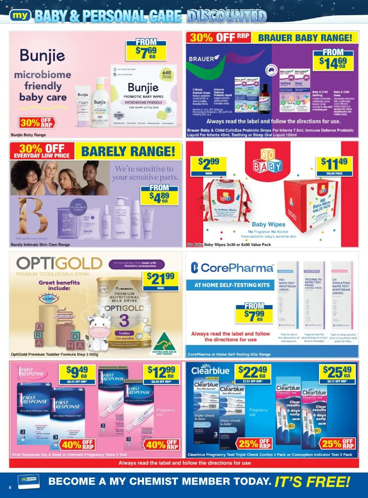 My Chemist catalogue - valid from 19.06.2025 | Page: 6 | Products: Fragrance, Kits, Milk, Teething