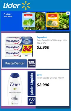 Lider ofertas  │ válido desde el 16.07.2025 | Página: 5 | Productos: Coliflor, Pasta dental, Pasta, Crema