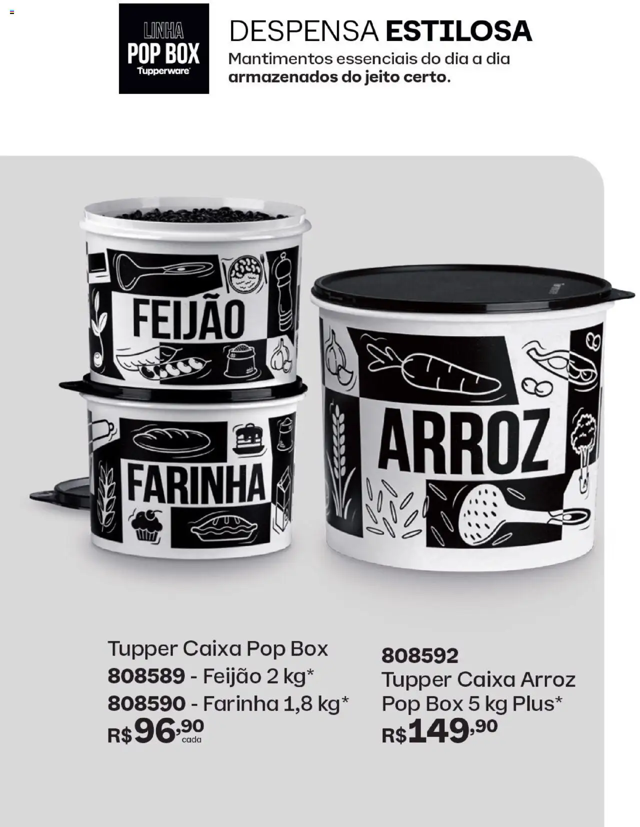 Tupperware Folheto - válido de 01.08.2025 | Página: 60 | Produtos: Feijão, Caixa, Arroz