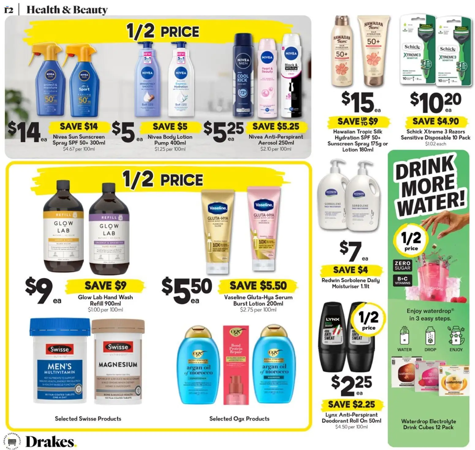 Drakes catalogue - valid from 25.02.2026 | Page: 12 | Products: Lotion, Antiperspirant, Sugar, Argan oil