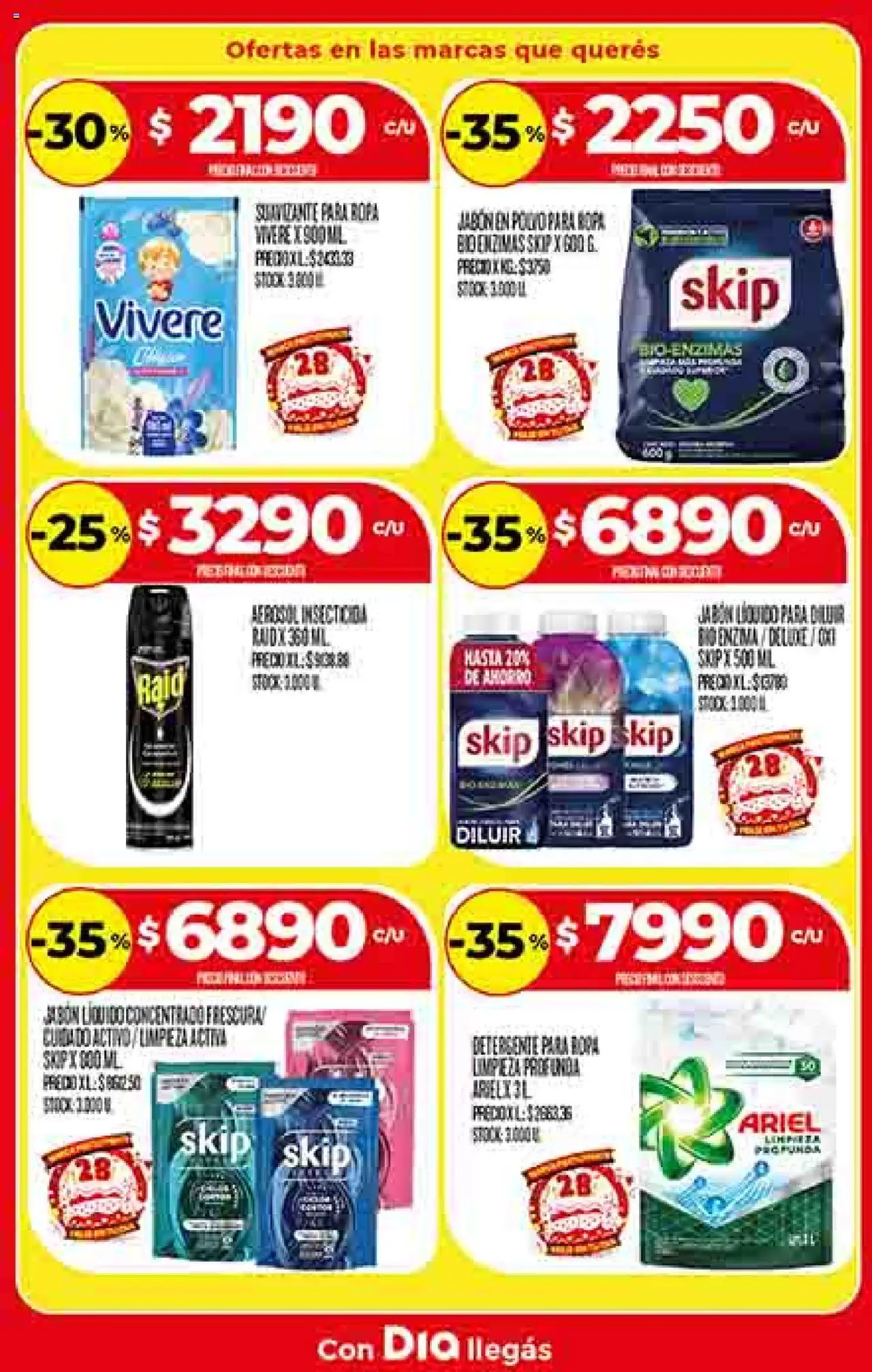 Supermercado DIA Ofertas │ válido desde el 17.09.2025 | Página: 45 | Productos: Polvo, Jabón líquido, Jabón en polvo, Ropa