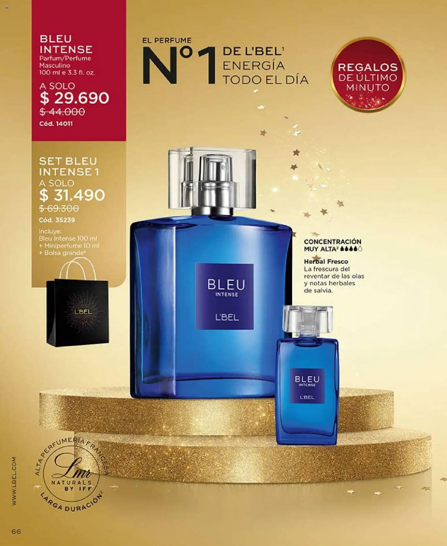 Catálogo L'Bel Campaña 1 │ válido desde el 01.01.2026 | Página: 66 | Productos: Bolsa, Perfume