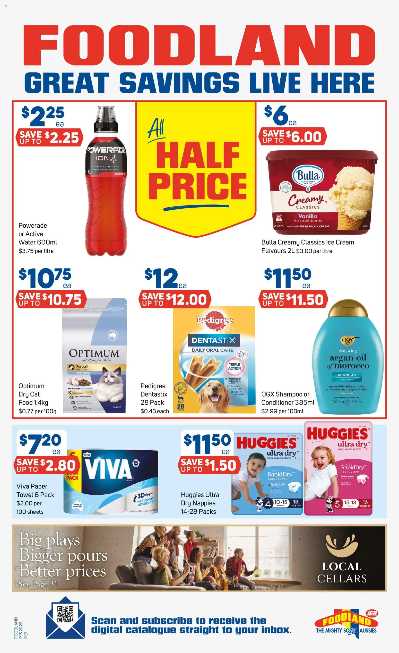 Foodland catalogue - valid from 08.04.2026 | Page: 37 | Products: Gum, Nappies, Ice cream, Digital