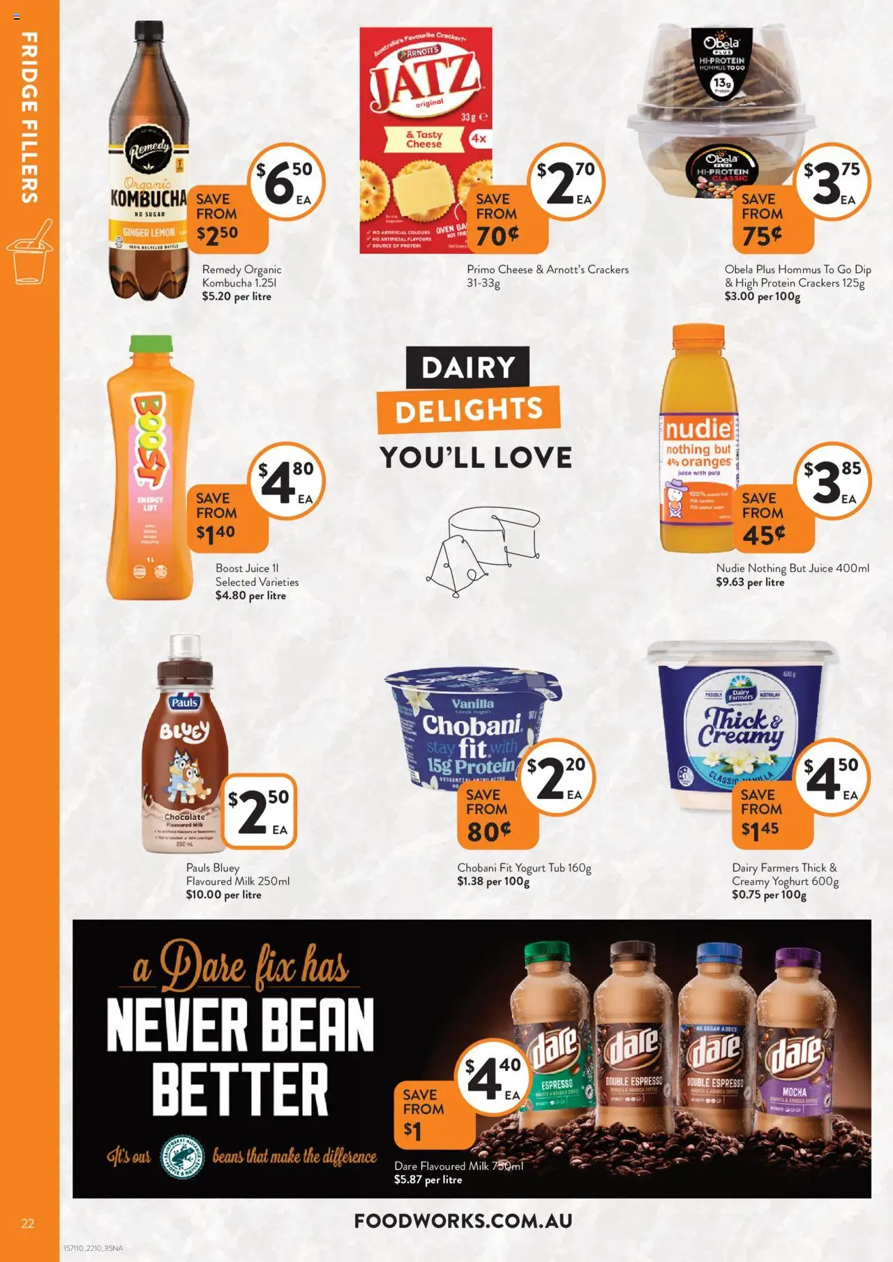 Foodworks catalogue - valid from 22.10.2025 | Page: 22 | Products: Dairy, Juice, Sugar, Lemon