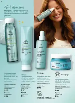 Vista previa de Natura campaña 17 2025, nuevo folleto de la tienda, válido en México a partir del 22.11.2025 | Página: 147 | Productos: Manzana, Brillo, Mascarilla, Acondicionador