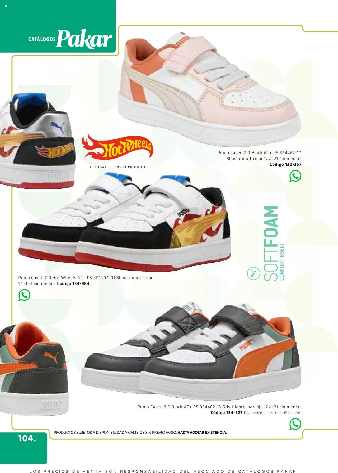 Nuevas ofertas de SC Pakar válidas en toda la República Mexicana desde el 28.02.2025. ¡Encuentra las mejores ofertas en SC Pakar catálogo Premium - Kids! | Página: 104